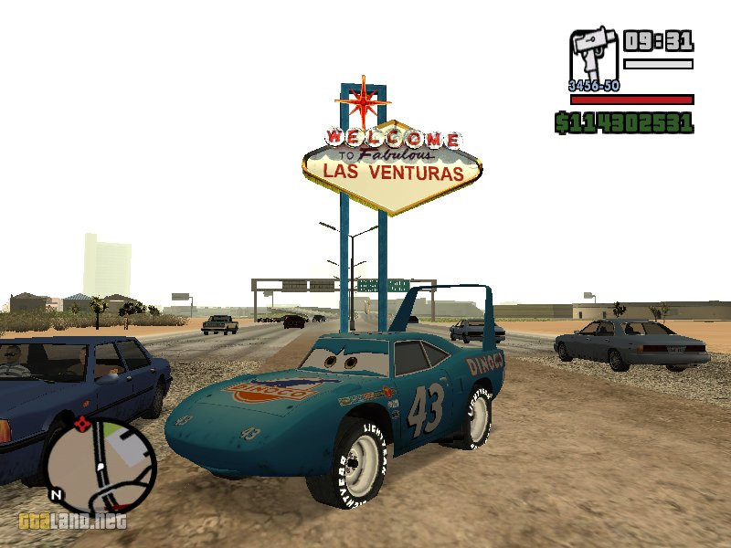 Disney Pixar Cars Gta Sa Gtaland Net