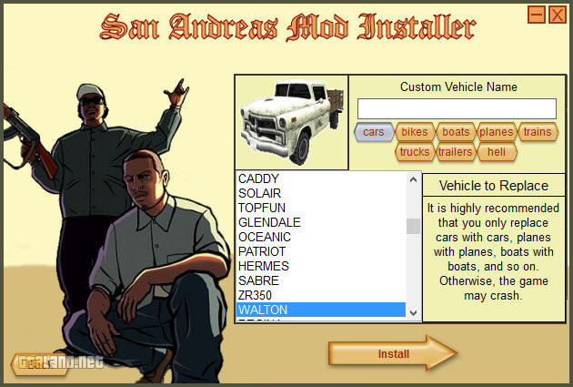 How To Install Mods In Gta Sa Without Sami