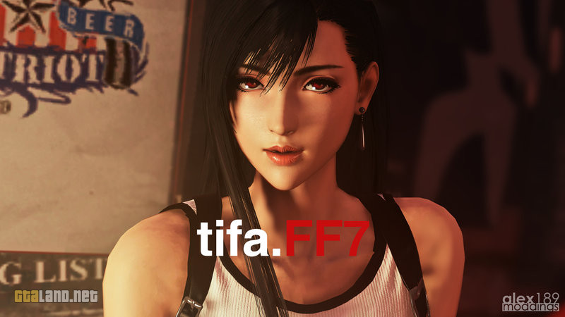 Tifa Lockhart Closing Fantasy 7 Add On Ped Replace