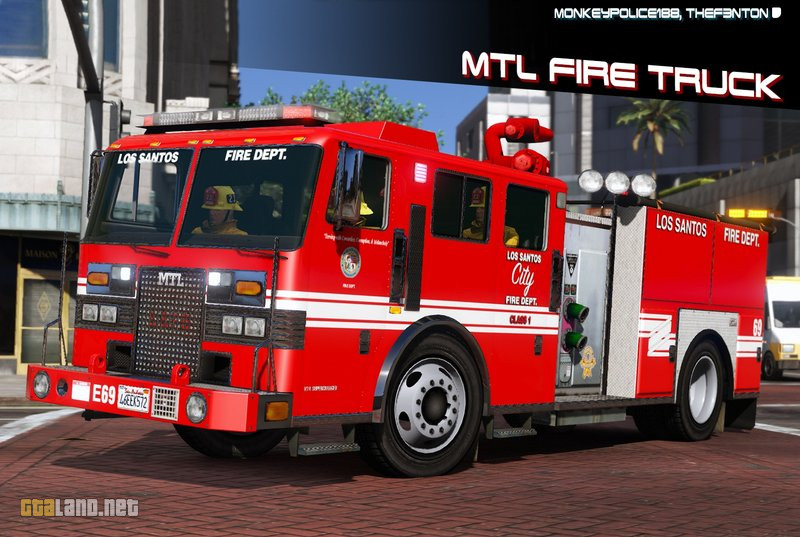 Mtl Fire Truck Improved Model Add On Liveries Template