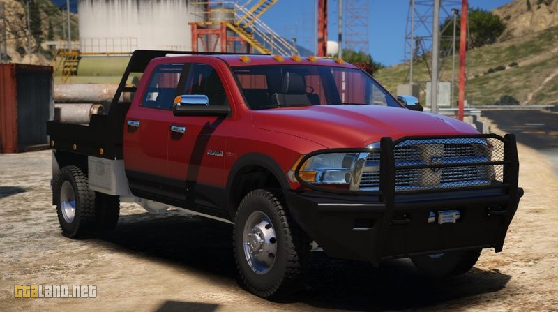 2010 Dodge Ram 3500 Steel Flatbed Addon Gtaland 2010 Dodge Ram 3500 Steel Flatbed