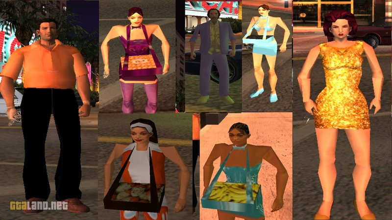 gta vice city skin packs