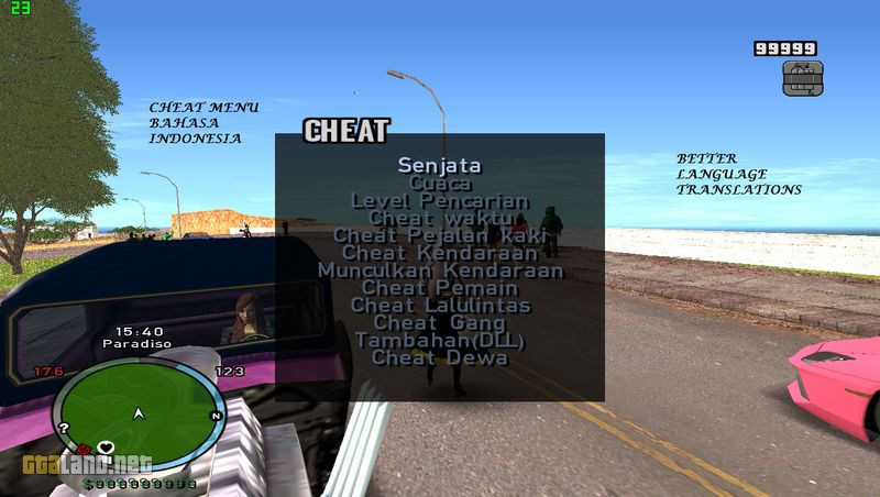 61 Cheat Menu Mod For Gta San Andreas Download  Latest HD