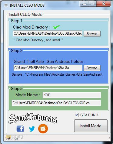 cleo scripts installation for san andreas
