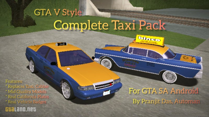 55 Mod Car Taxi Gta San Andreas Best