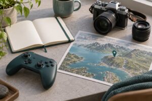 how to find good photo spots in open world maps