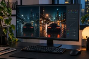 how to color grade game screenshots