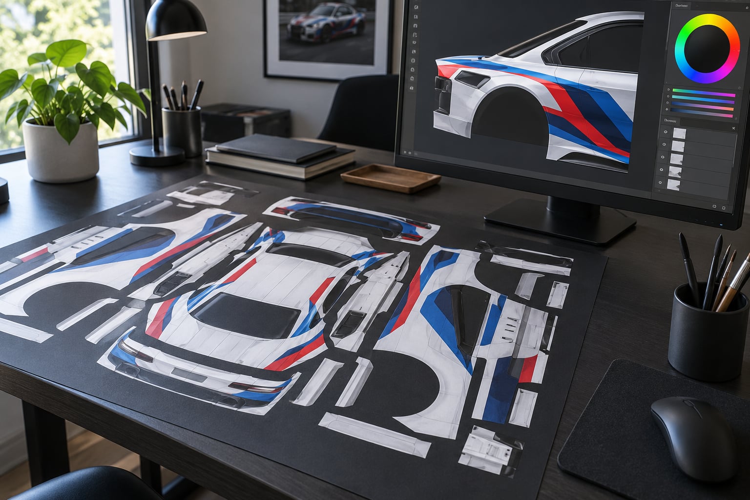 how to edit car textures in photoshop for beginners