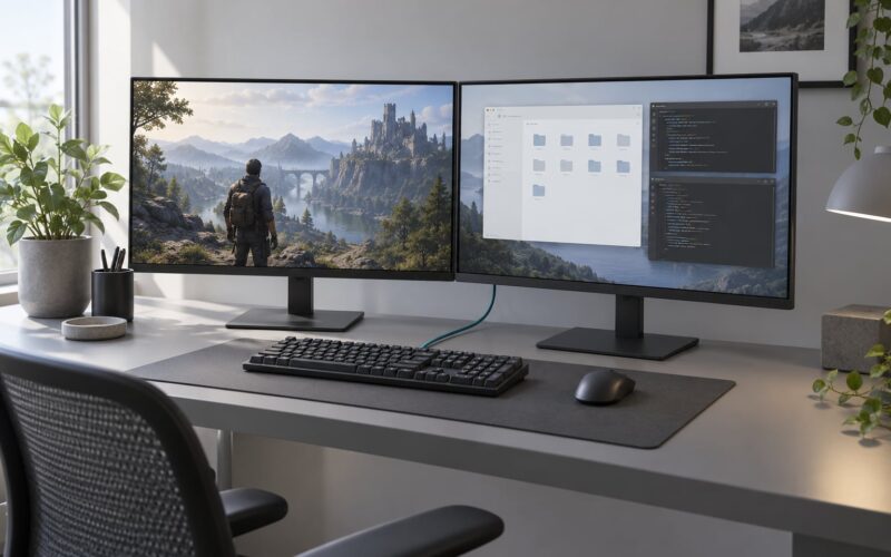 How to Set Up a Dual Monitor Setup for Modding Work (2026)