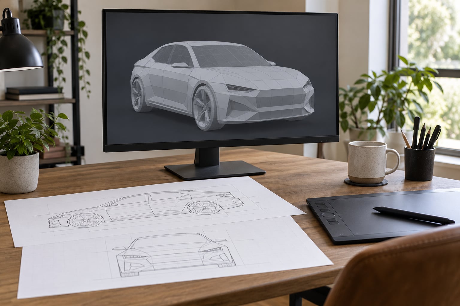 how to start 3d modeling game cars for beginners
