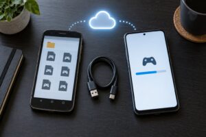 how to move android game data to a new phone