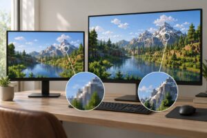 how to upscale game screenshots without blur