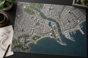 how city maps are built in open world games