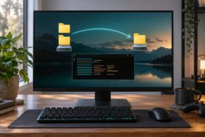 how to use symbolic links to manage two game installs