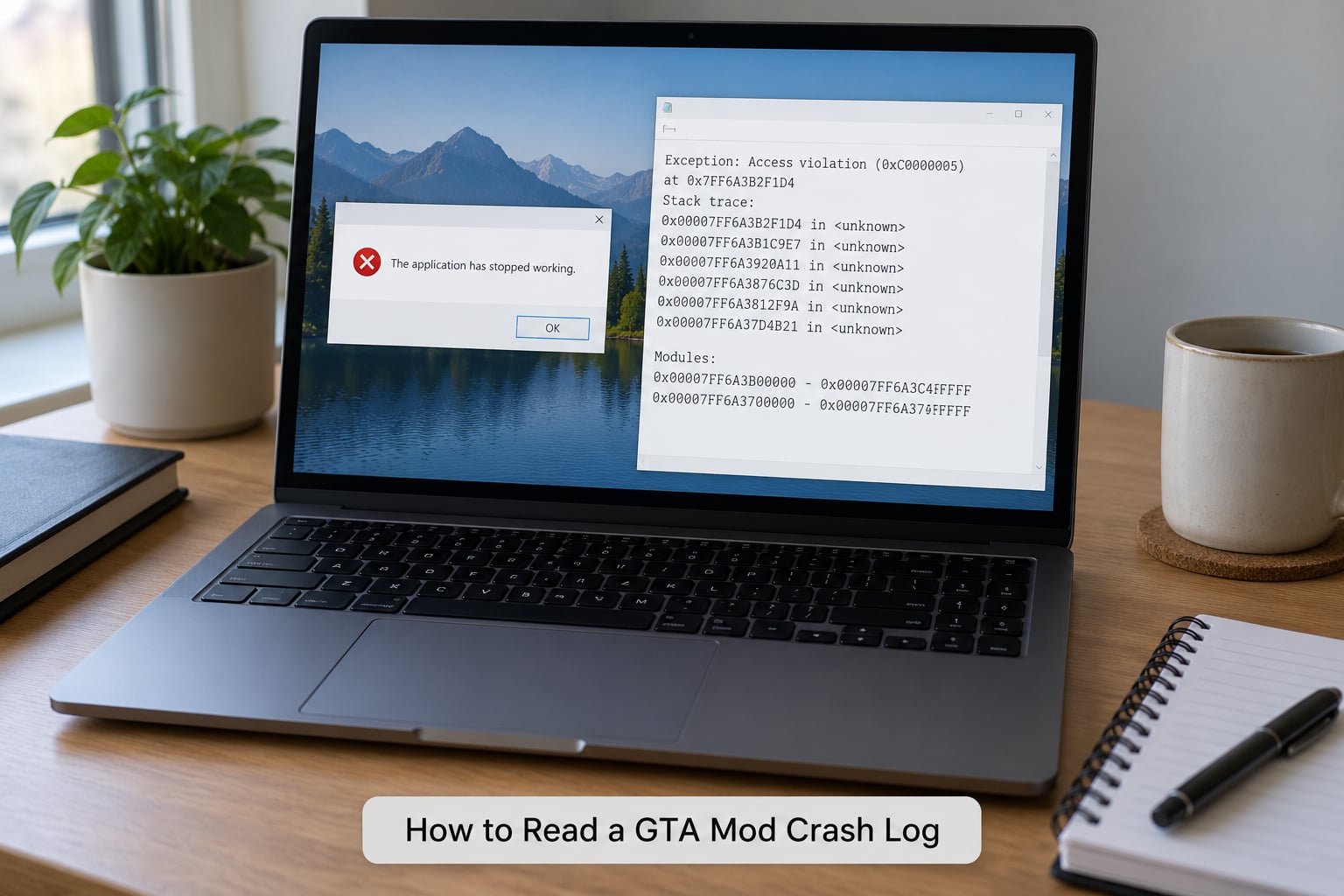 How to Read a GTA Mod Crash Log