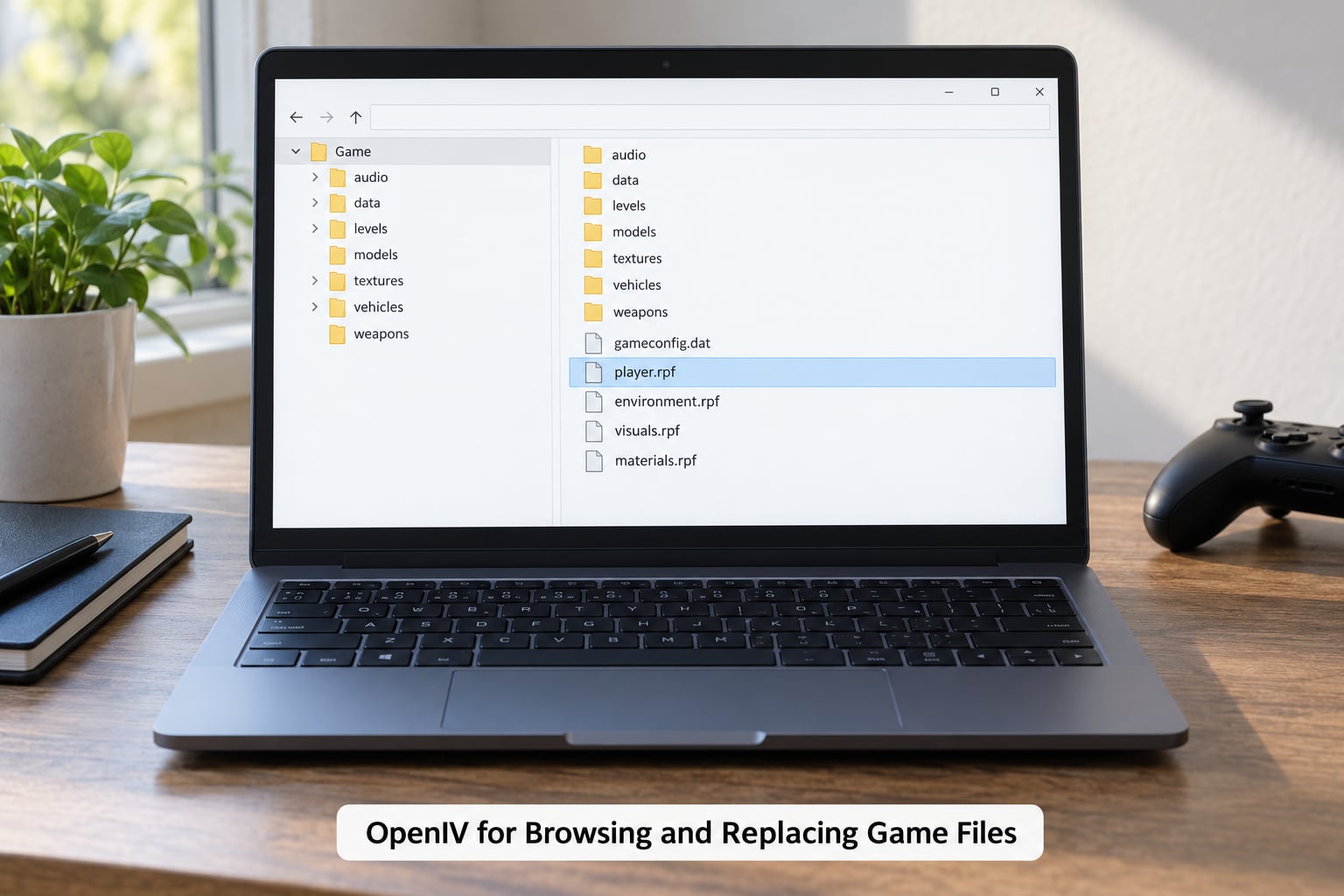 OpenIV for Browsing and Replacing Game Files