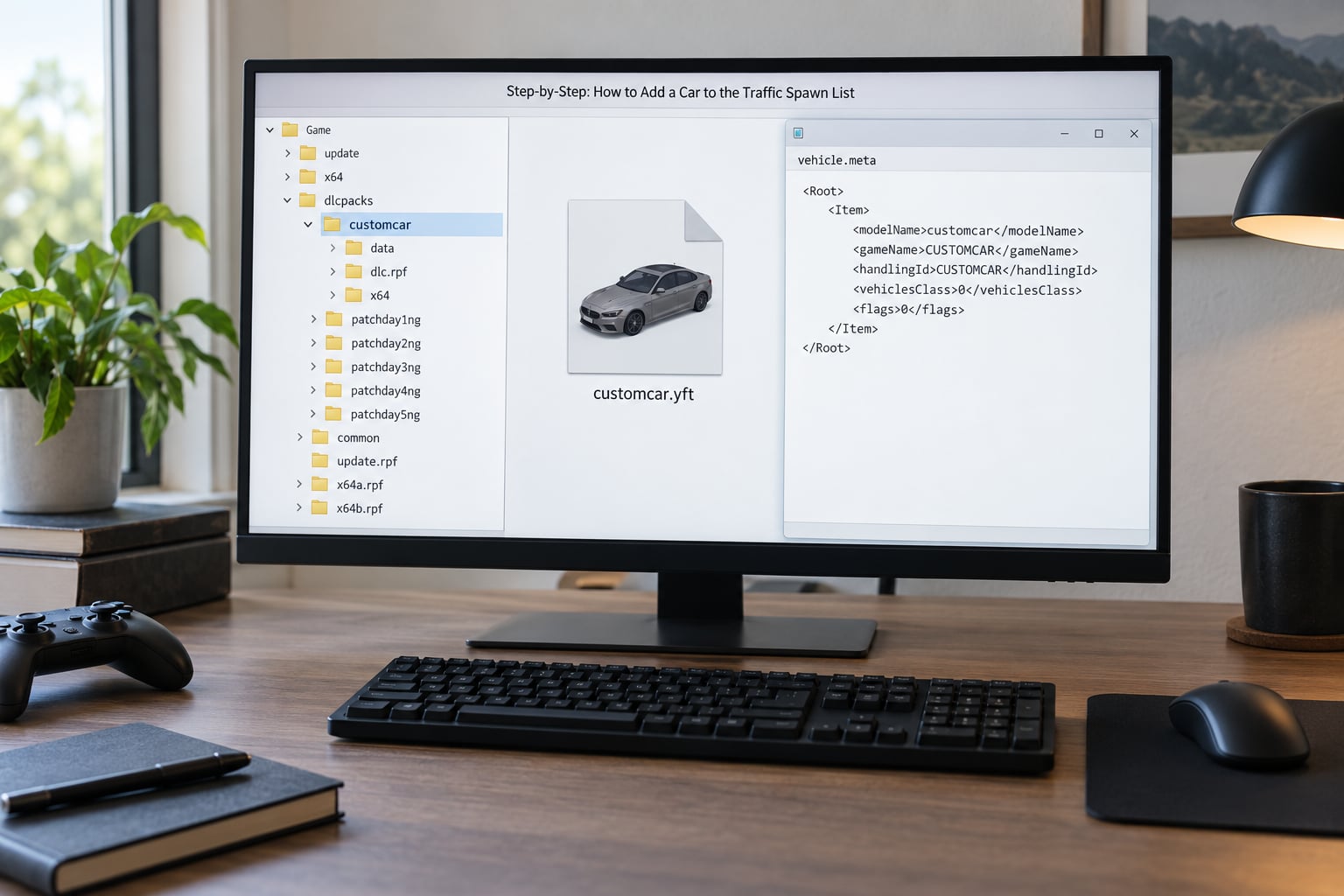 Step-by-Step: How to Add a Car to the Traffic Spawn List