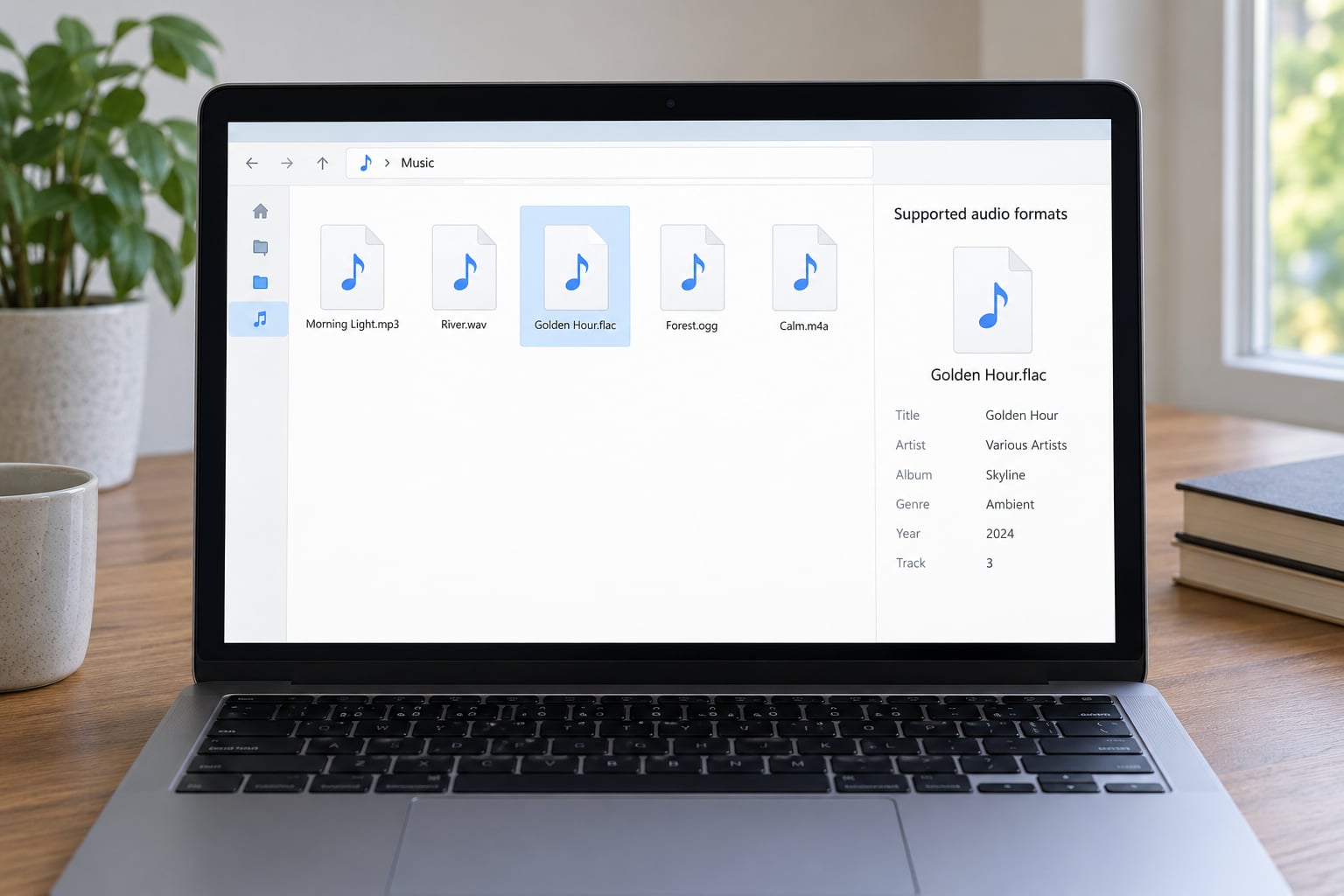 Supported audio formats
