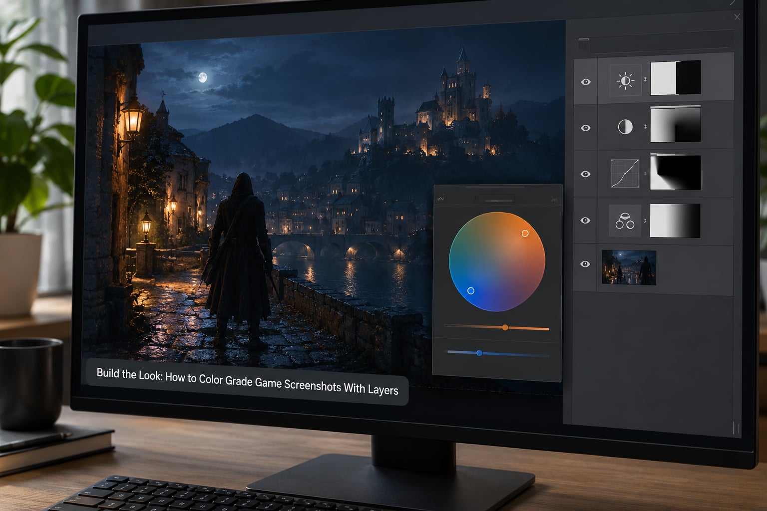 Build the Look: How to Color Grade Game Screenshots With Layers