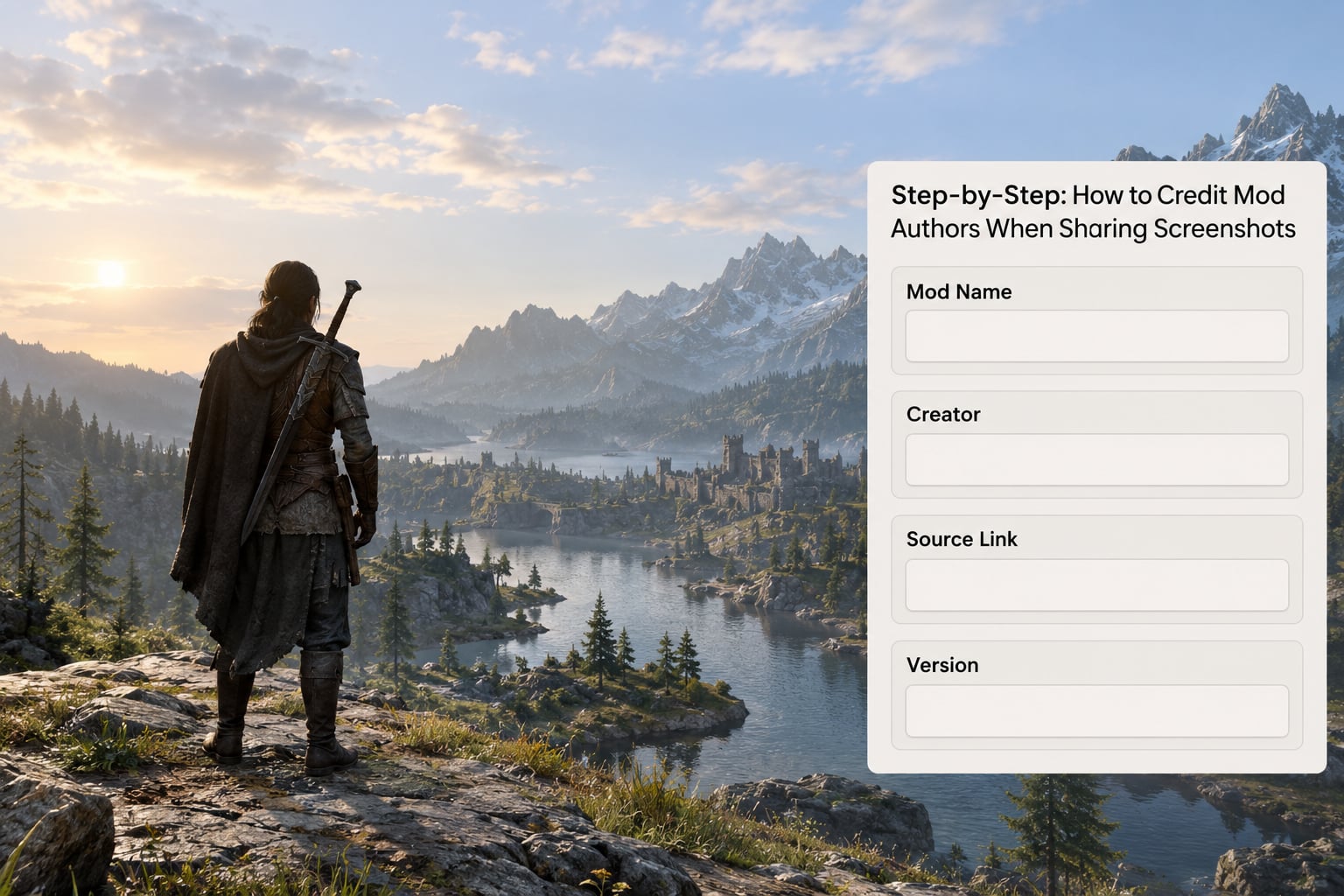 Step-by-Step: How to Credit Mod Authors When Sharing Screenshots