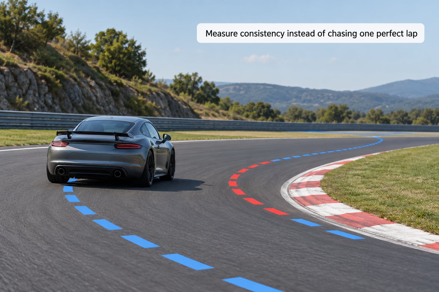 Measure consistency instead of chasing one perfect lap
