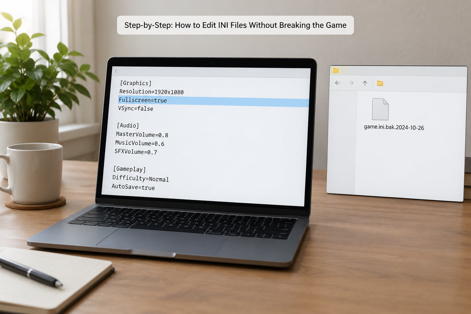 Step-by-Step: How to Edit INI Files Without Breaking the Game