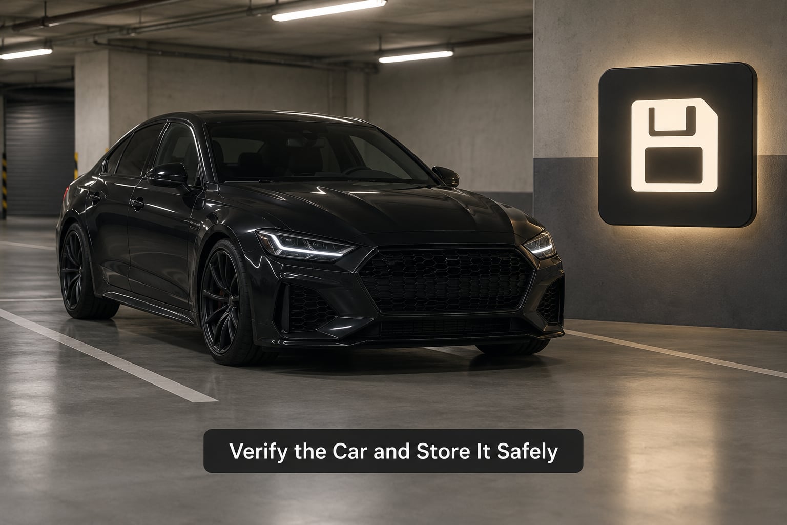 Verify the Car and Store It Safely