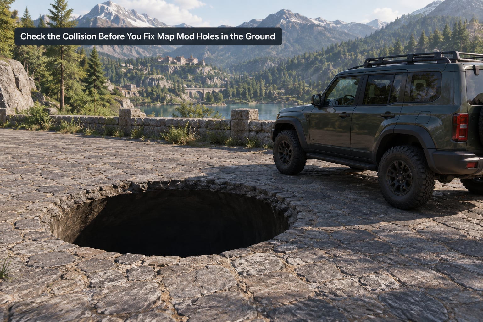 Check the Collision Before You Fix Map Mod Holes in the Ground