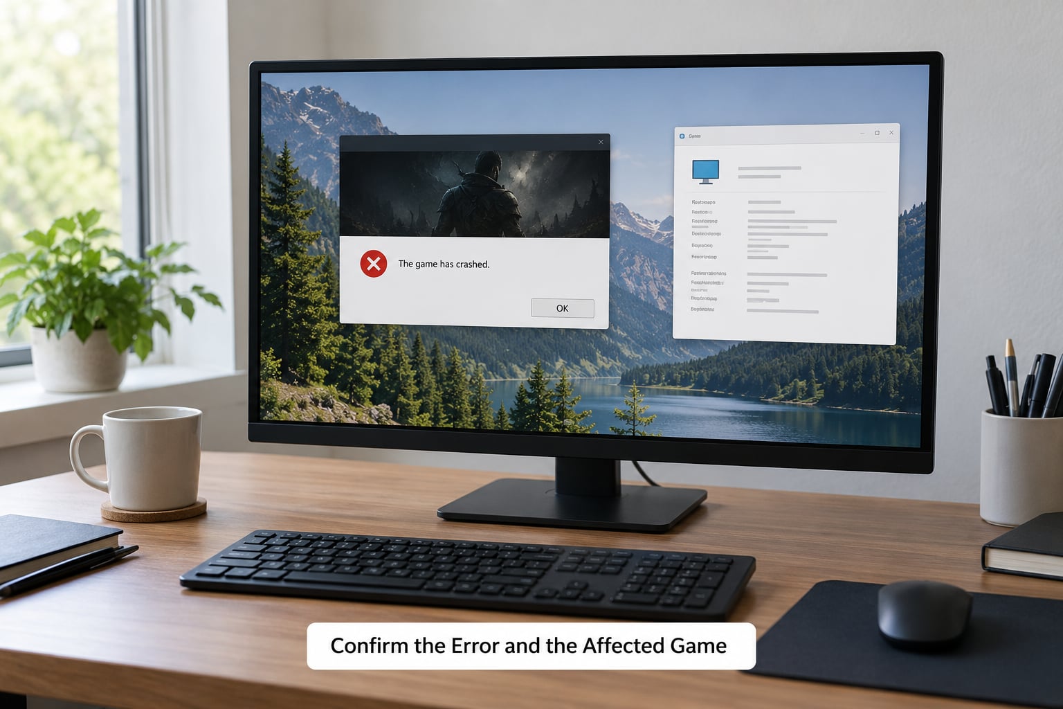 Confirm the Error and the Affected Game
