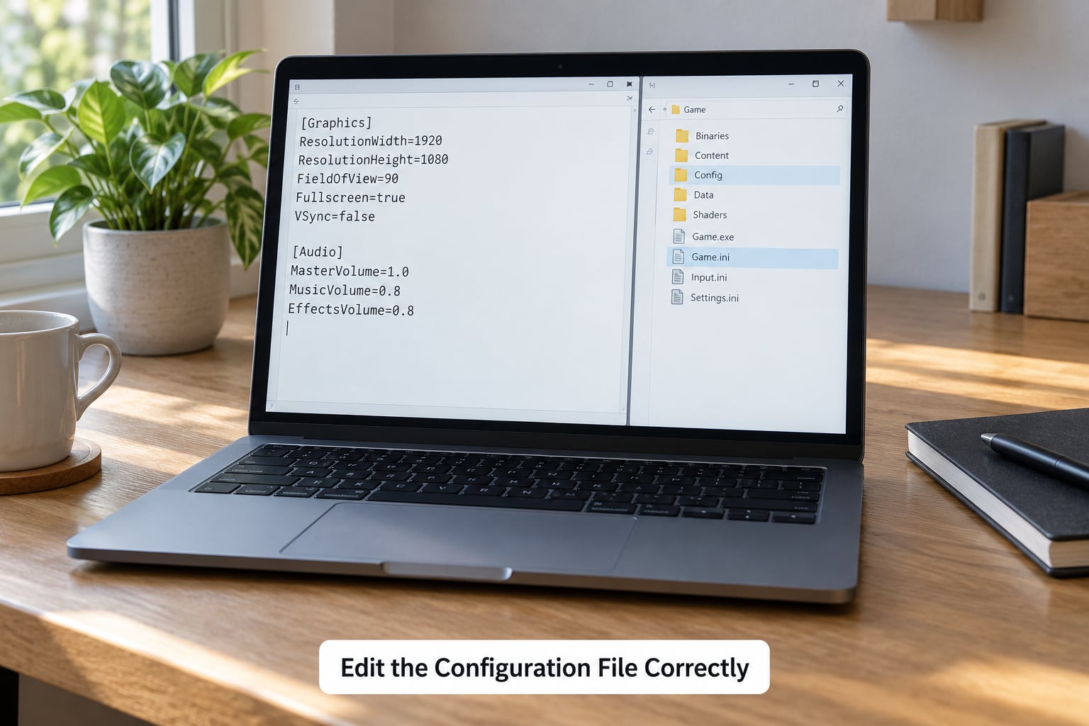 Edit the Configuration File Correctly