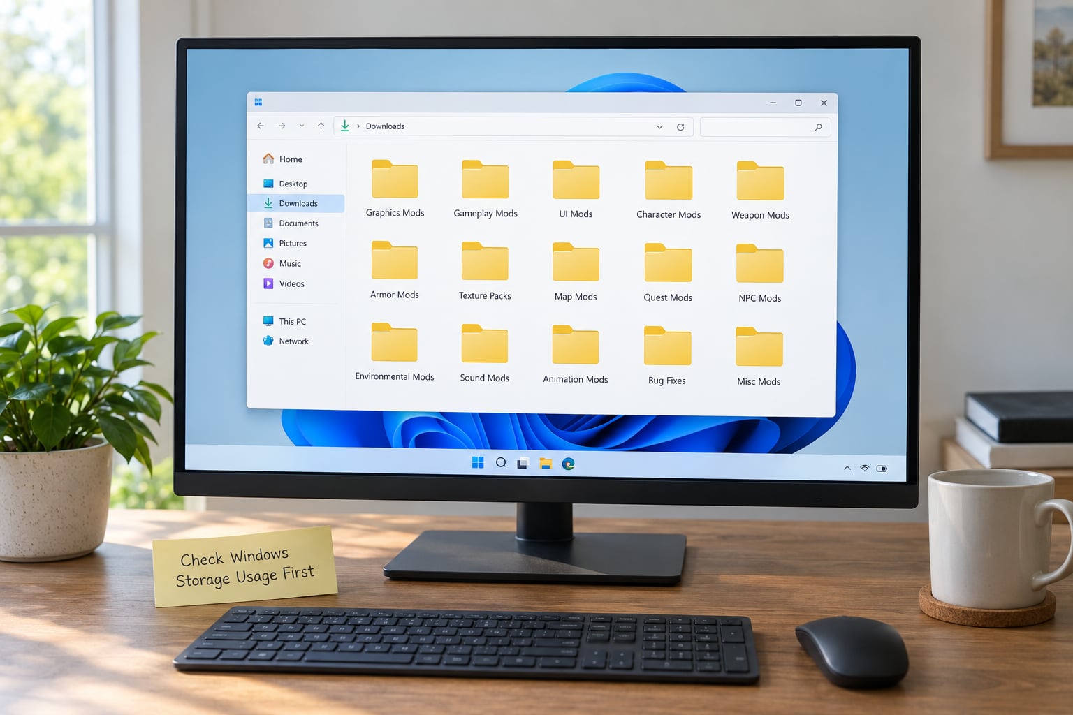 Check Windows Storage Usage First