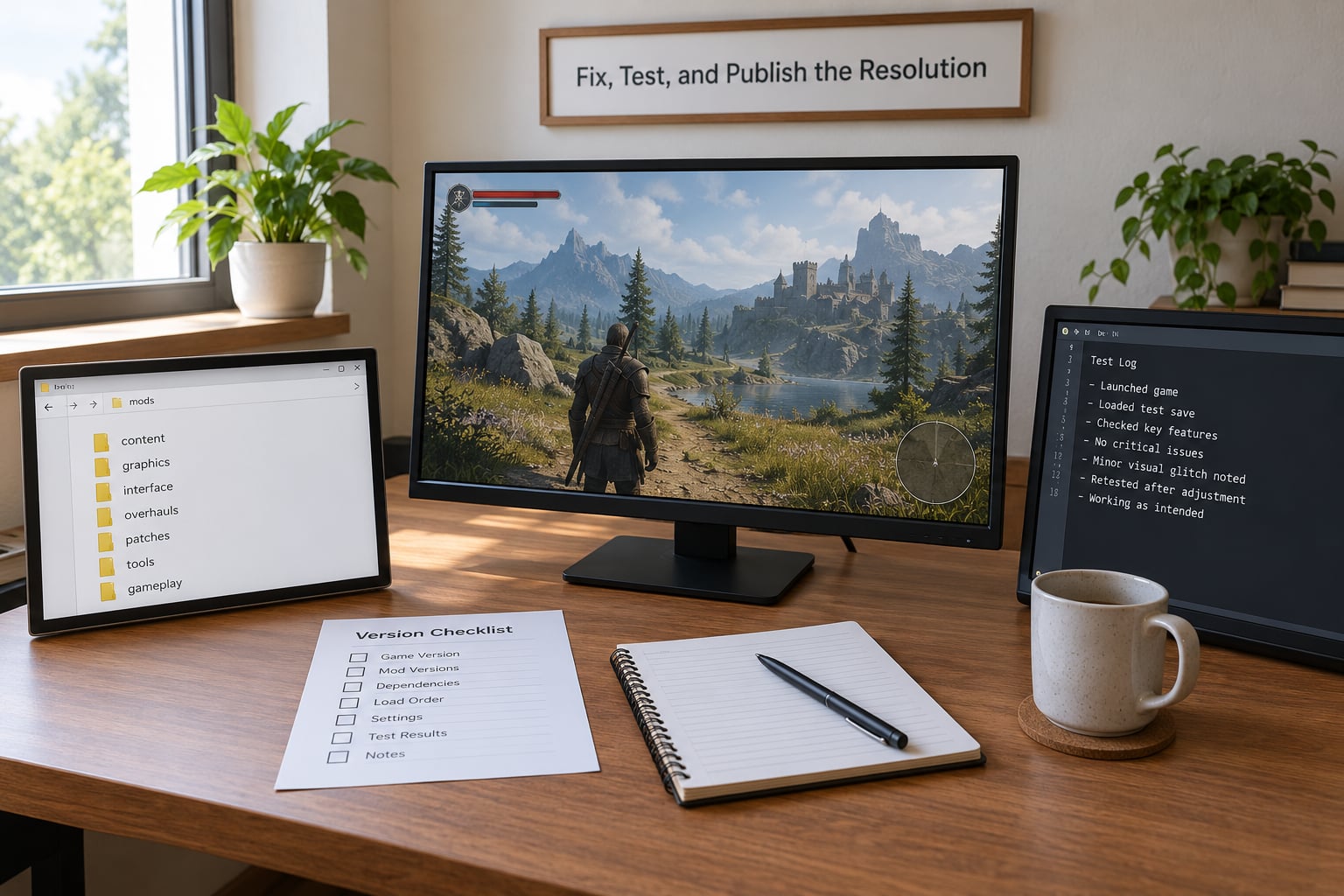Fix, Test, and Publish the Resolution