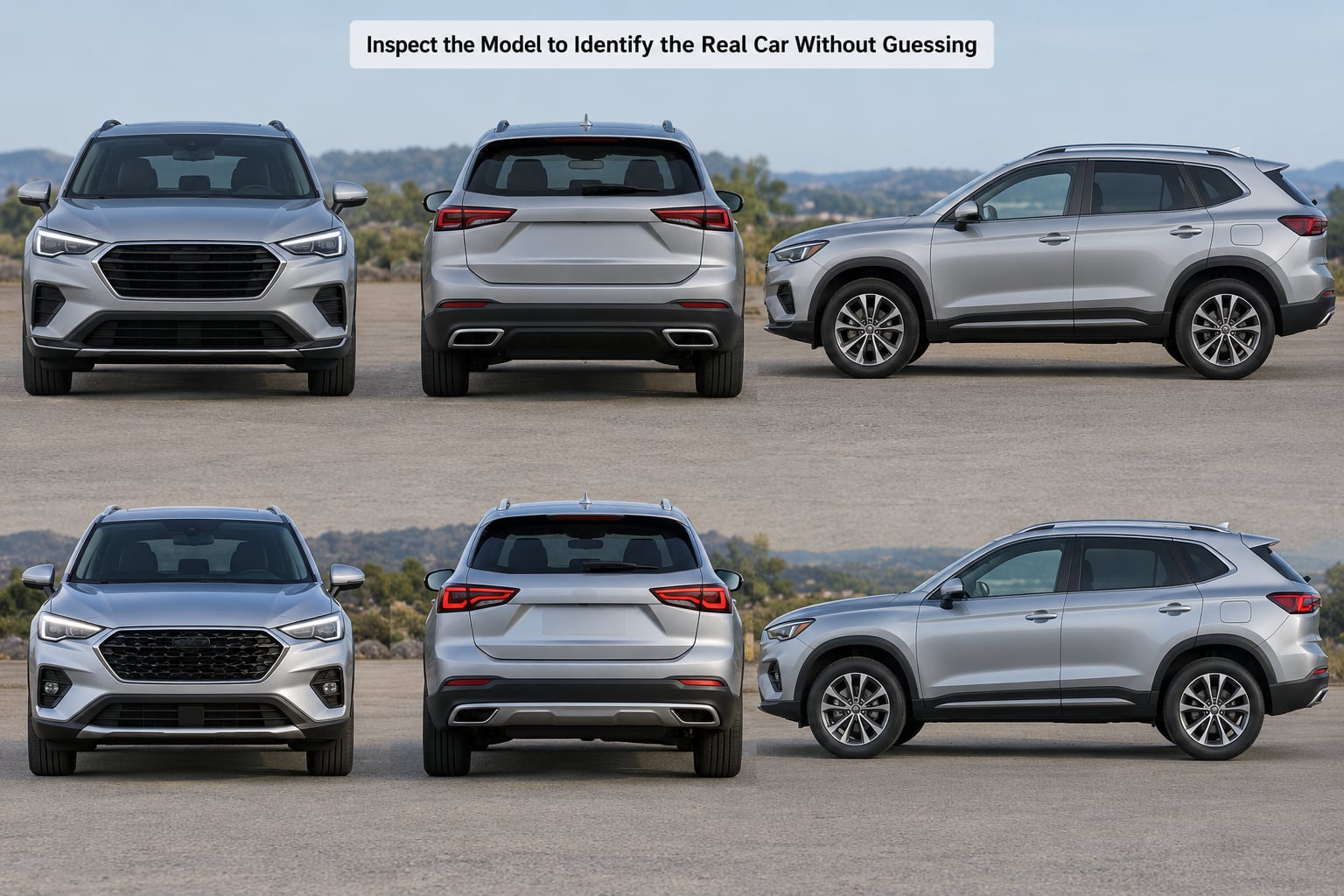 Inspect the Model to Identify the Real Car Without Guessing