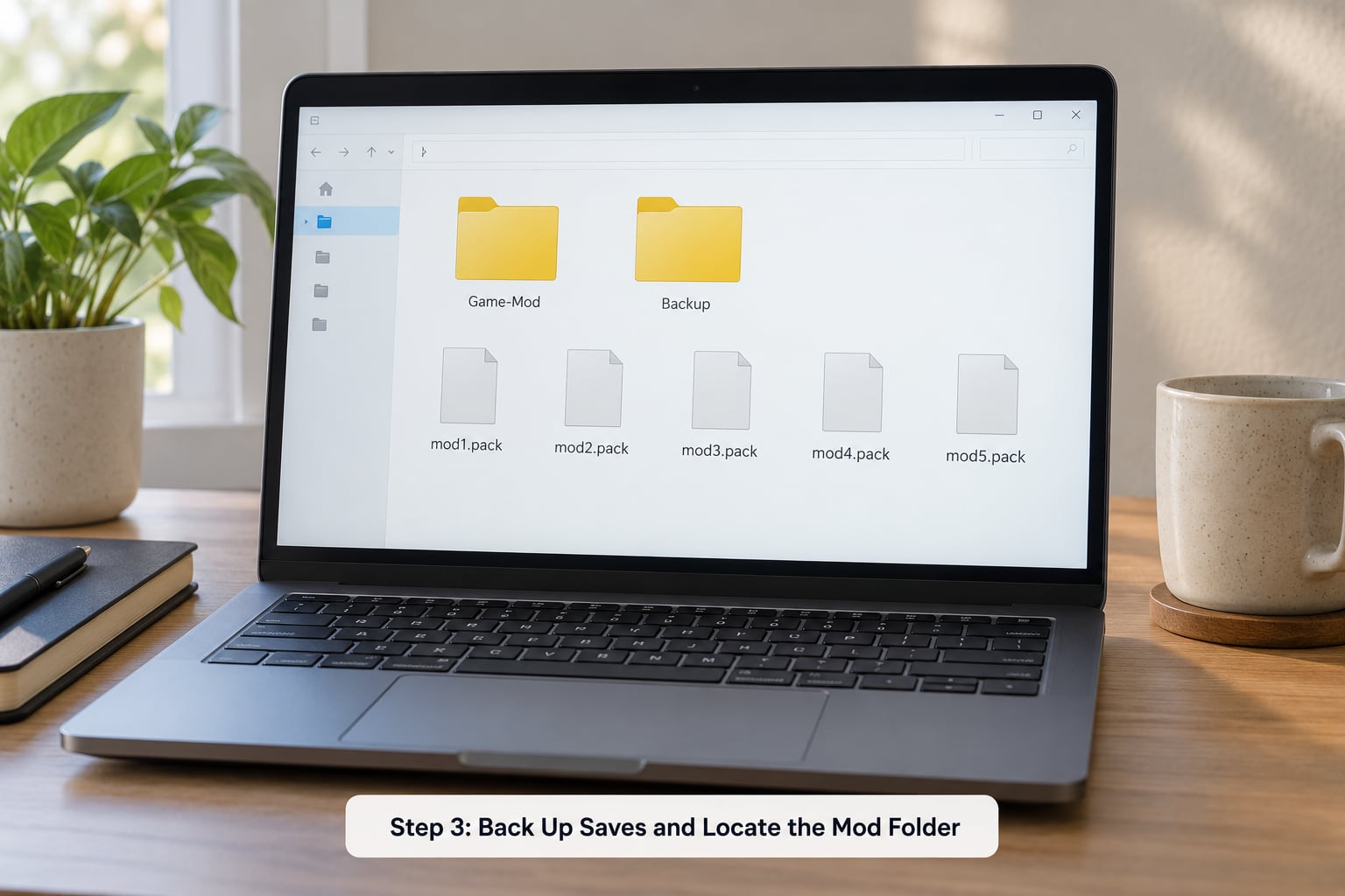 Step 3: Back Up Saves and Locate the Mod Folder