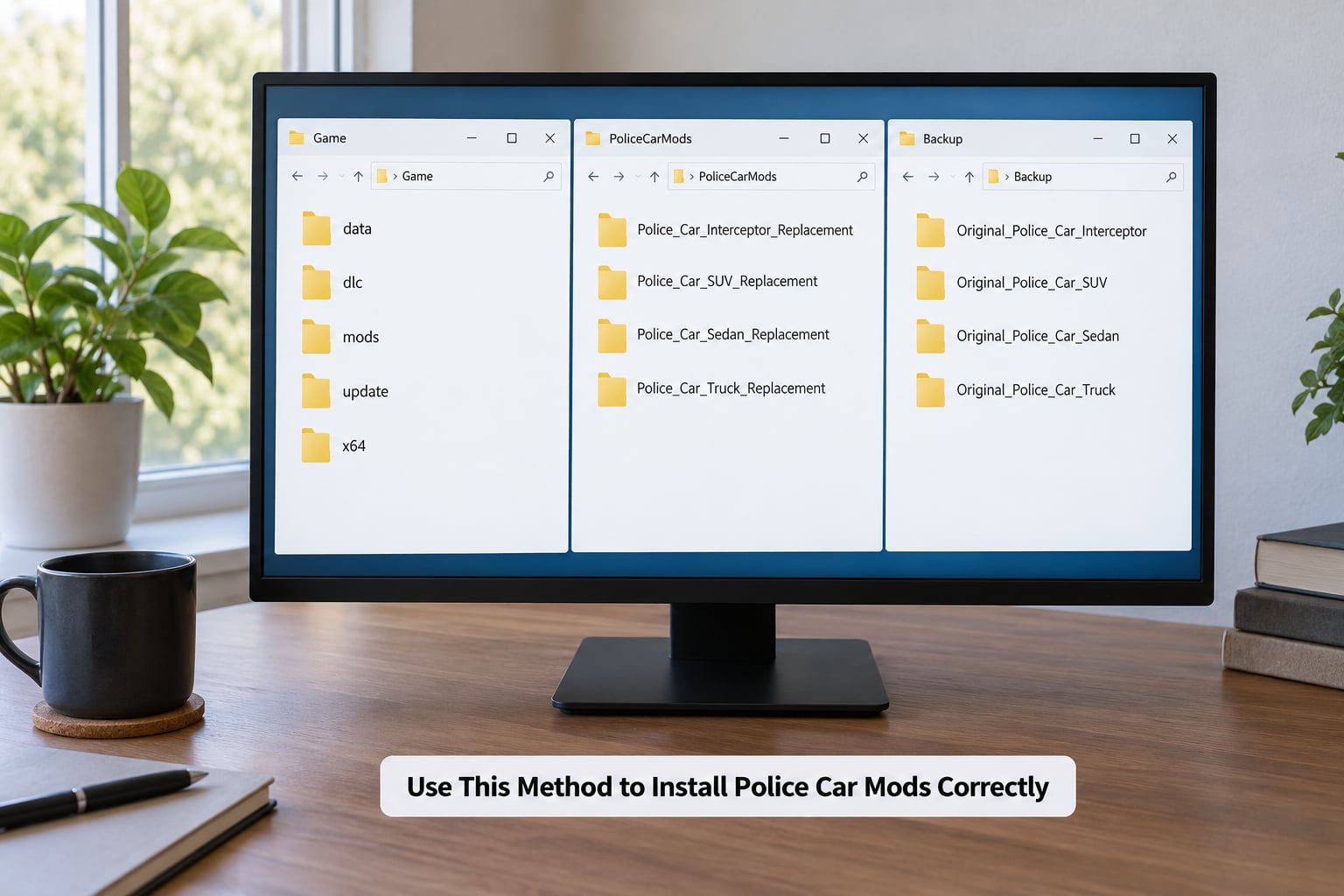 Use This Method to Install Police Car Mods Correctly