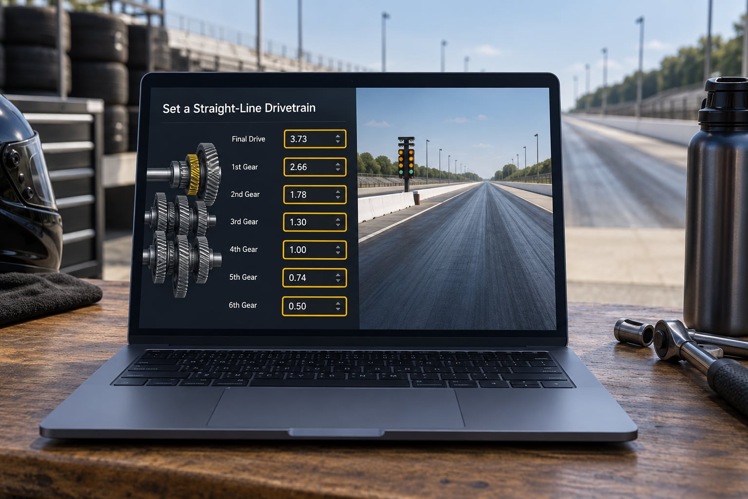 Set a Straight-Line Drivetrain