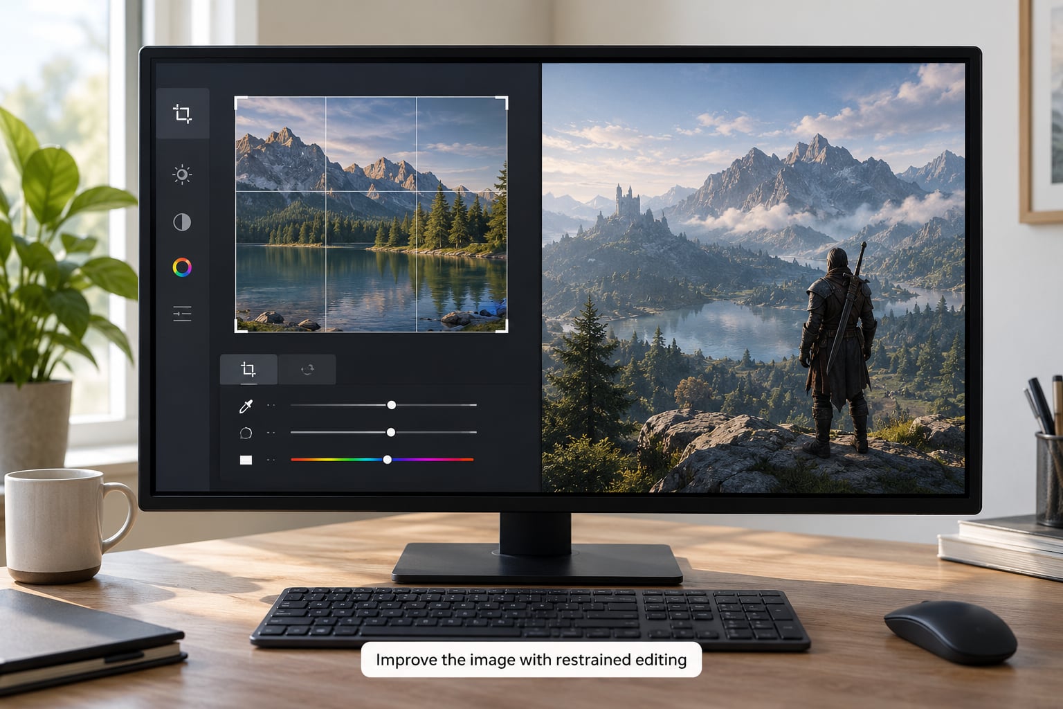 Improve the image with restrained editing