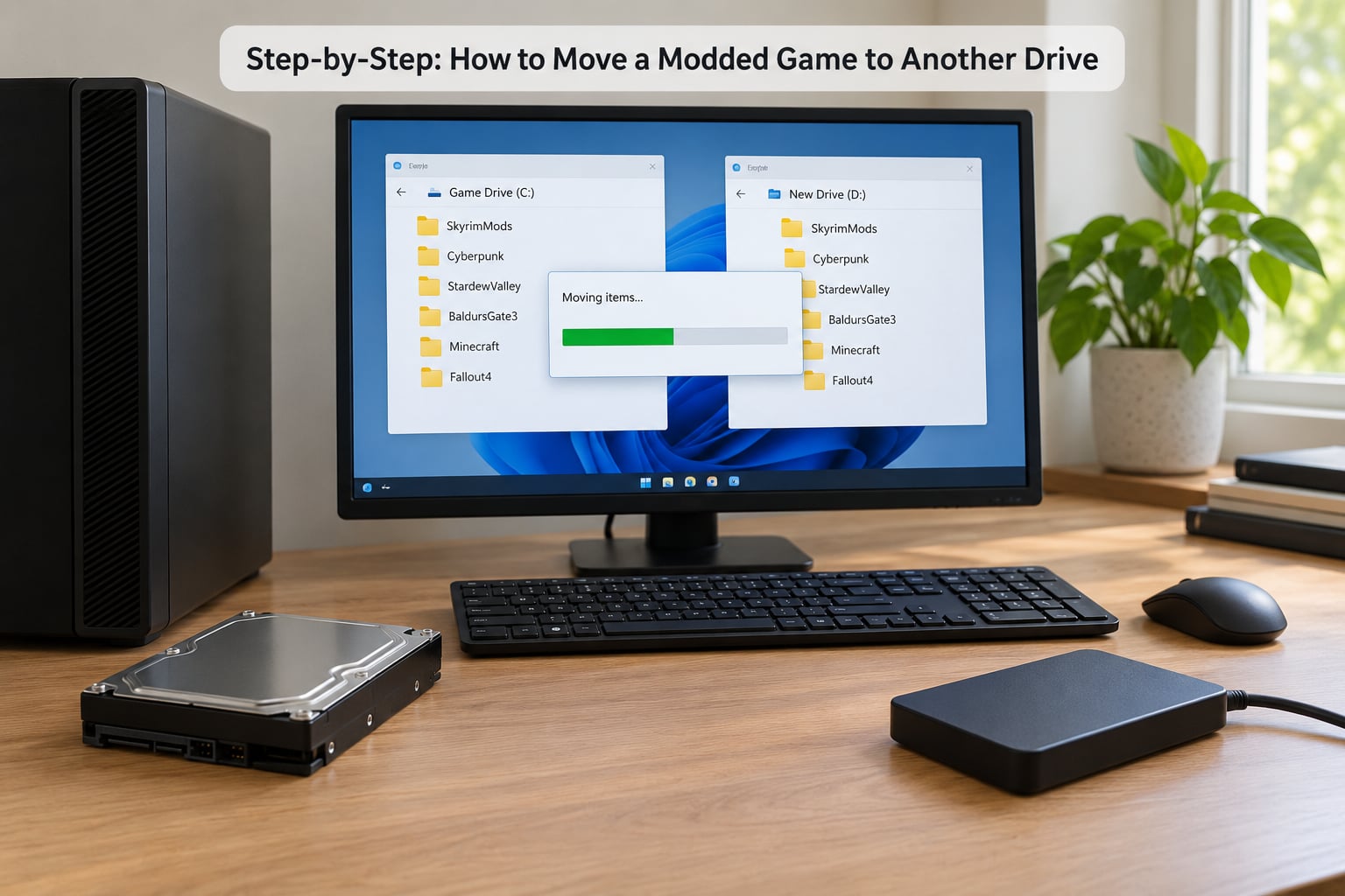 Step-by-Step: How to Move a Modded Game to Another Drive