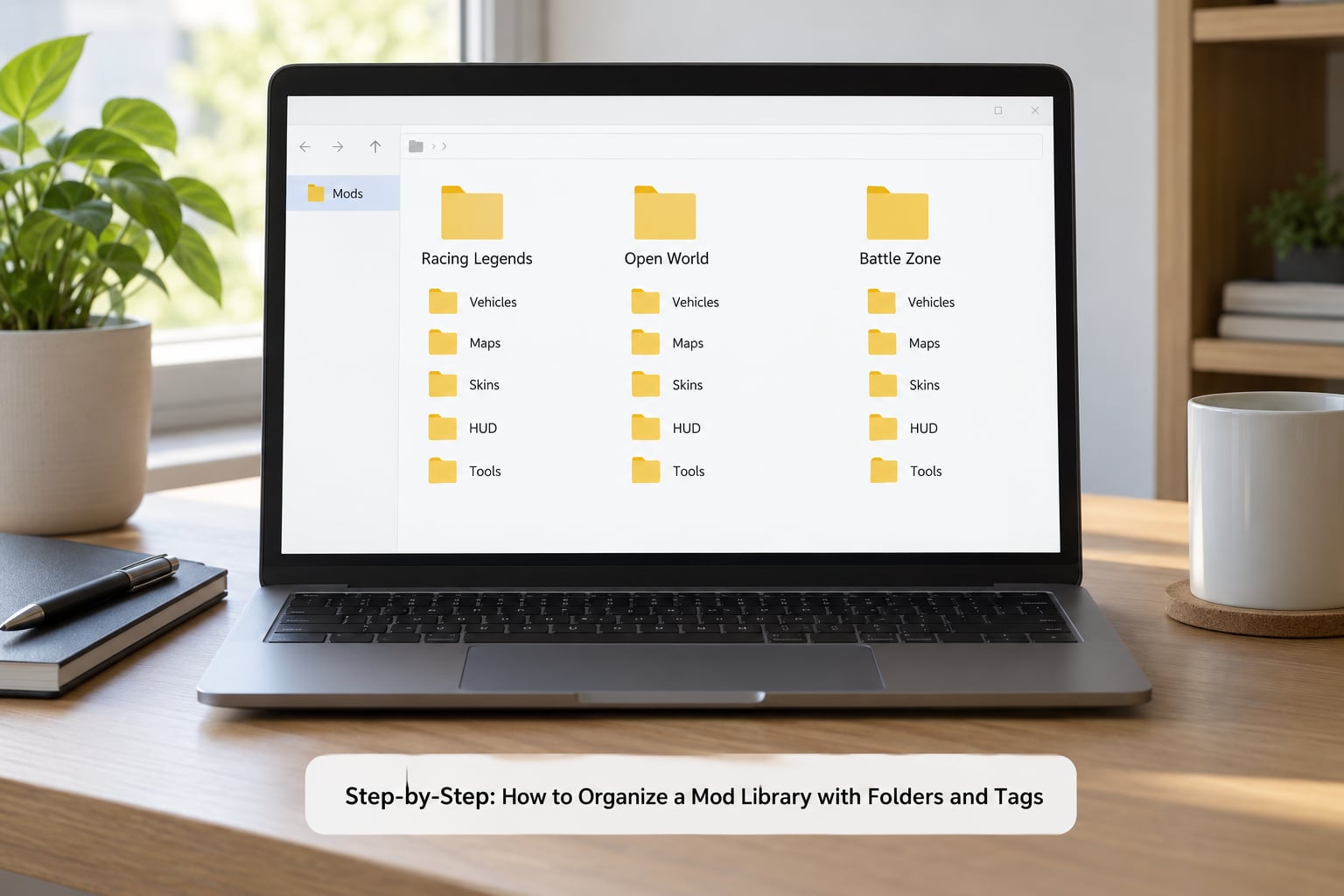 Step-by-Step: How to Organize a Mod Library with Folders and Tags
