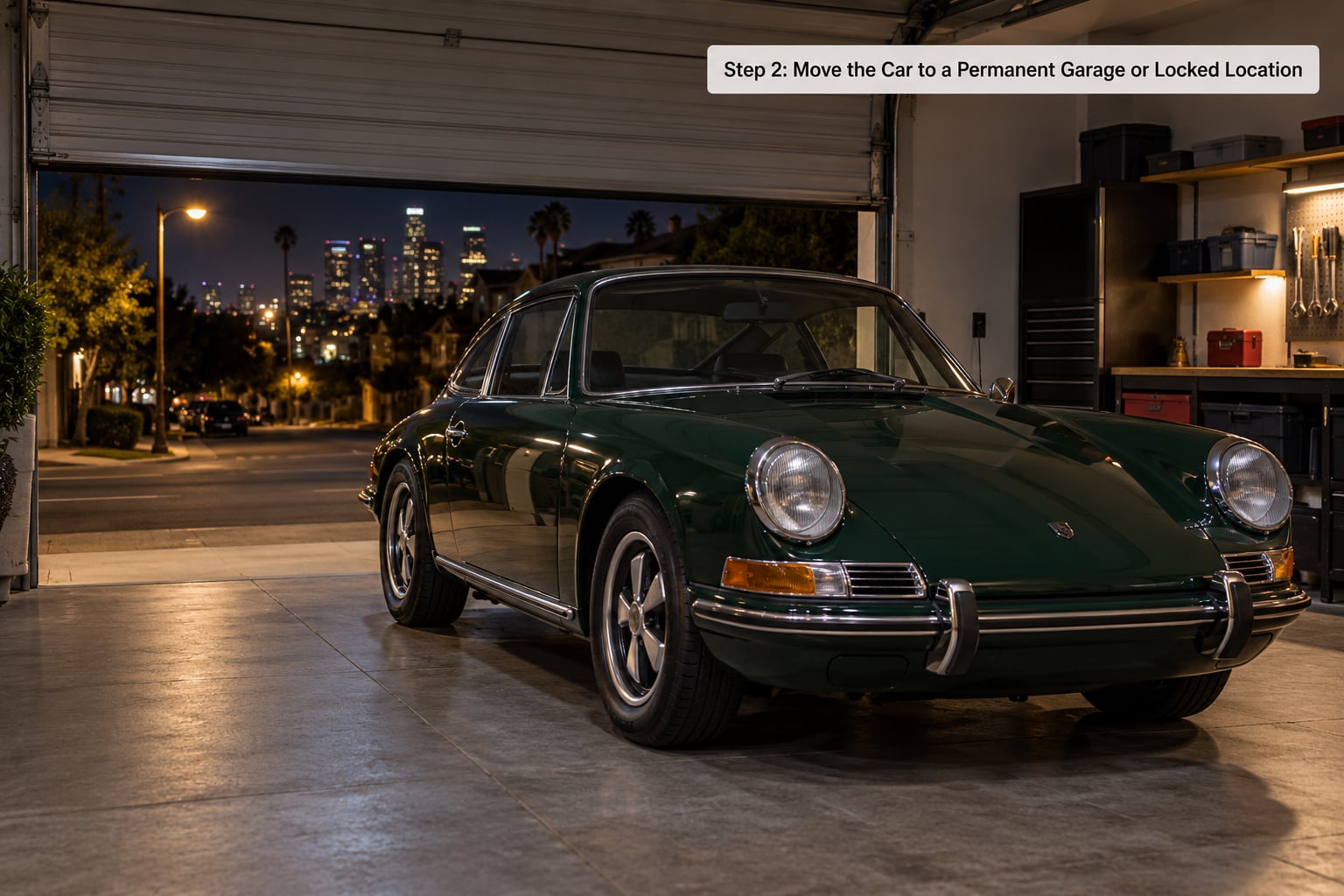 Step 2: Move the Car to a Permanent Garage or Locked Location