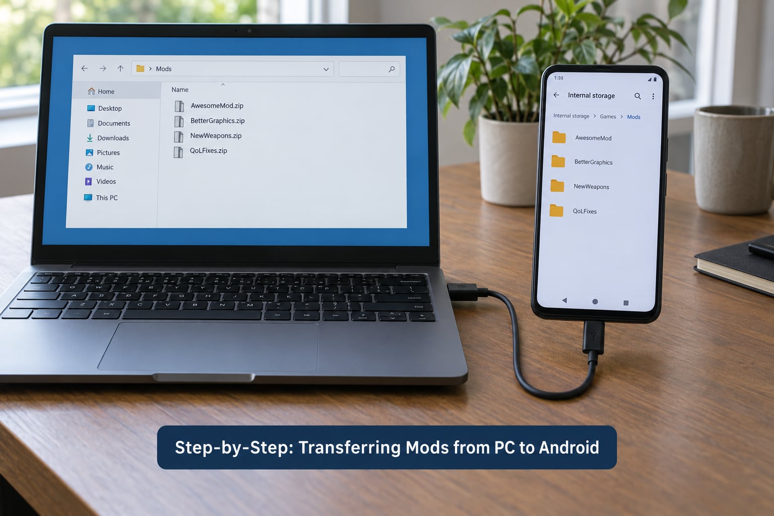 Step-by-Step: Transferring Mods from PC to Android