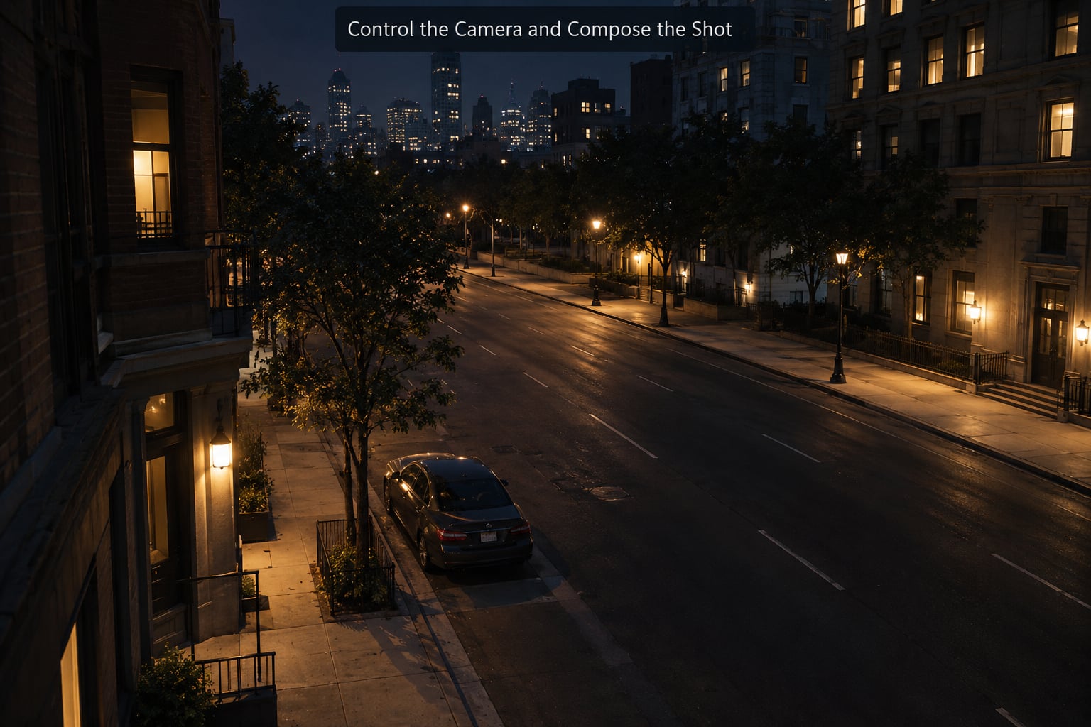 Control the Camera and Compose the Shot