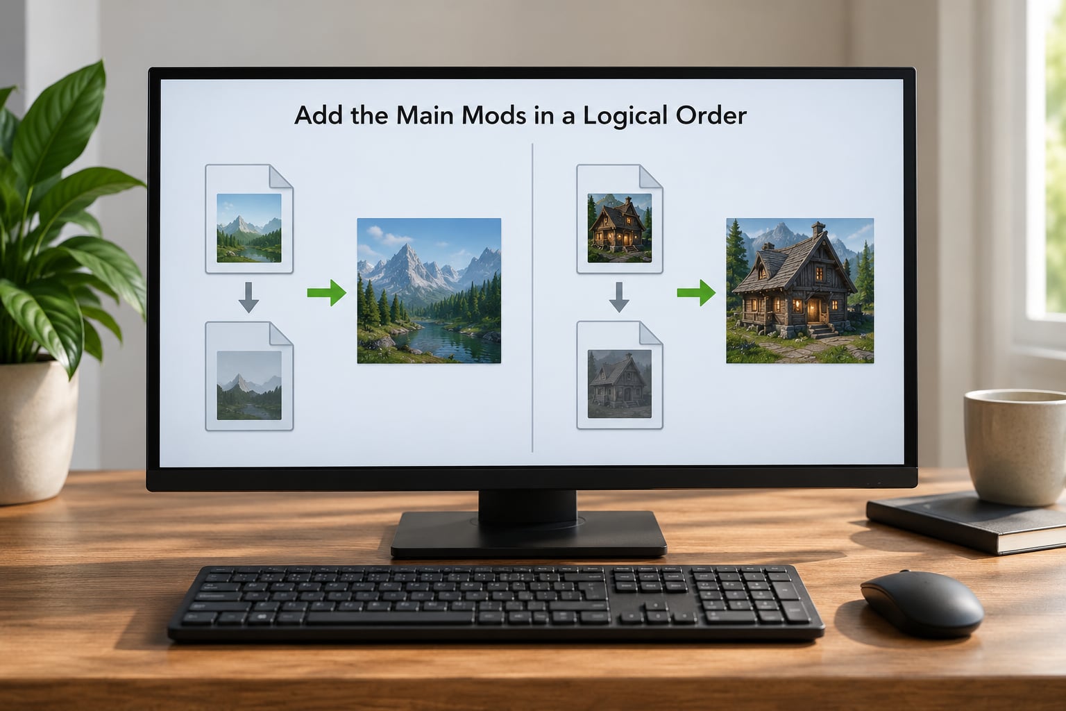 Add the Main Mods in a Logical Order