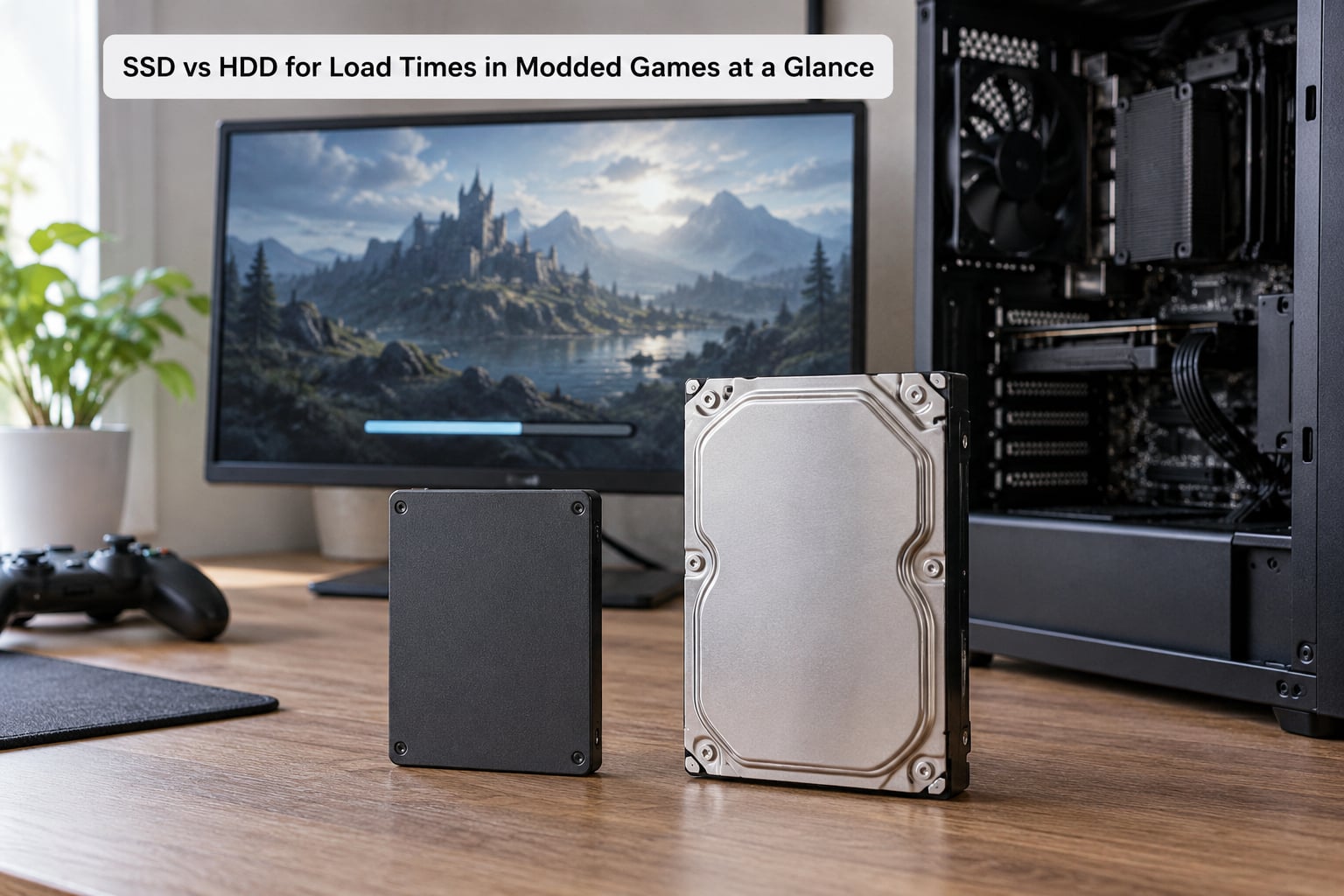 SSD vs HDD for Load Times in Modded Games at a Glance