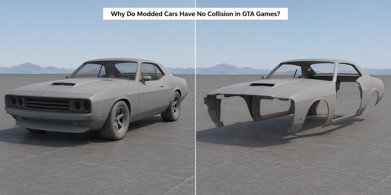 Why Do Modded Cars Have No Collision in GTA Games?